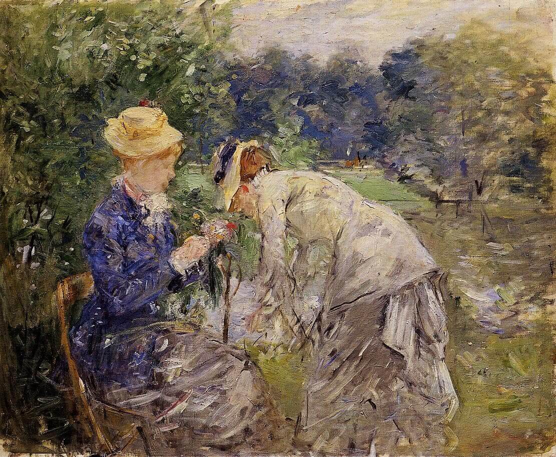 "Al Bois de Boulogne" en Berthe Morisot
